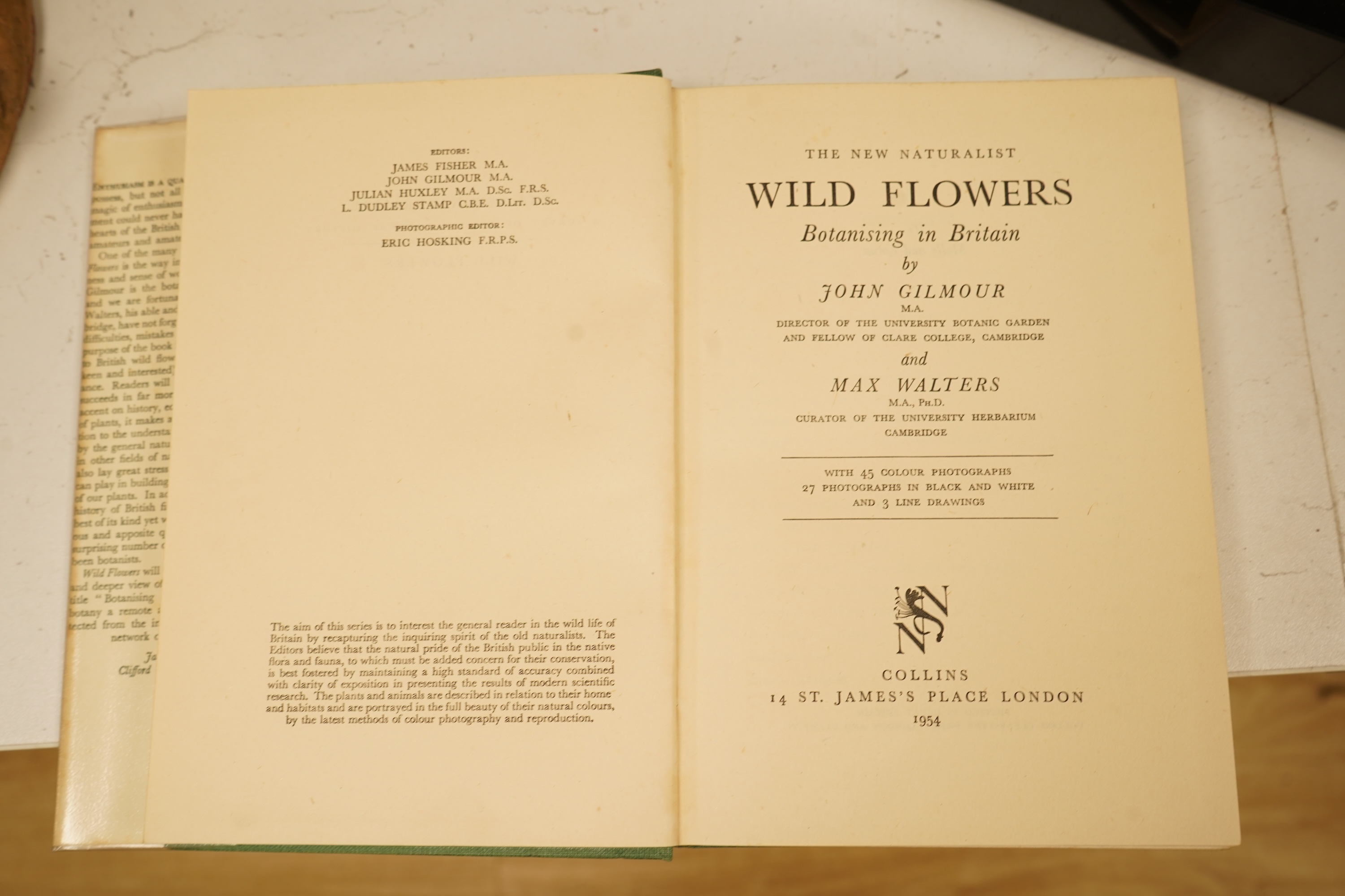 Collins New Naturalist Series - 38 various vols. from no.1 (1945) to no.85 (1999); coloured plates and many other illus., 20 are with d/wrappers